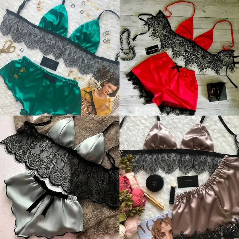 Women's Underwear Sexy  Lingerie Crop Tops