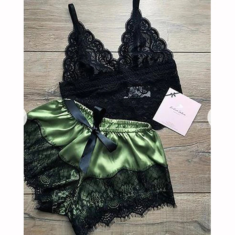 Sexy Female  Underwear  Bra+Shorts Sets