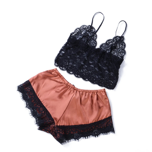 Sexy Female  Underwear  Bra+Shorts Sets