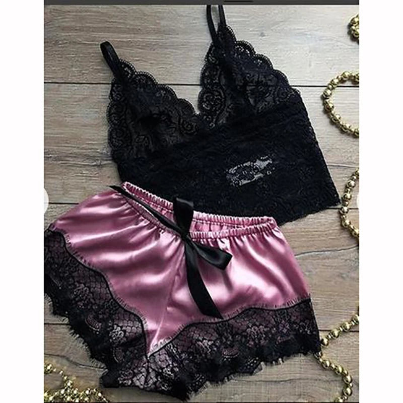 Sexy Female  Underwear  Bra+Shorts Sets