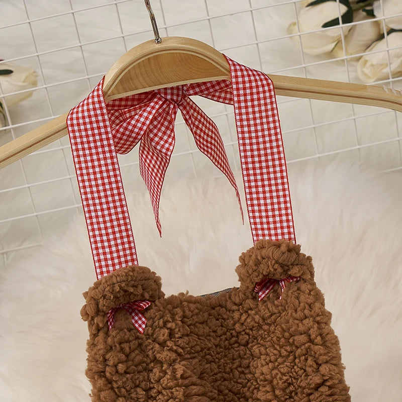 Plush Teddy Bear  Sleeping Dress